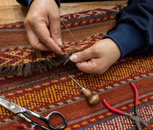 Rug Cleaning Process
